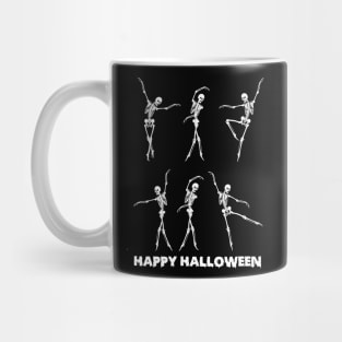 Dancing skeleton tshirt happy halloween funny gift shirt Mug